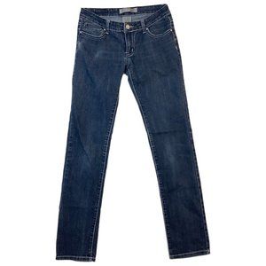 Rock LA Skinny Slim Rhinestones Low Rise Blue Denim Womens Size 5